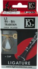 Klarnet Ligatür&kapak BG L3 Tradition - Altın Kaplama Bb