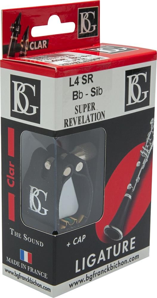 Klarnet Ligatür&kapak BG L4SR Super Revelation - Deri Bb