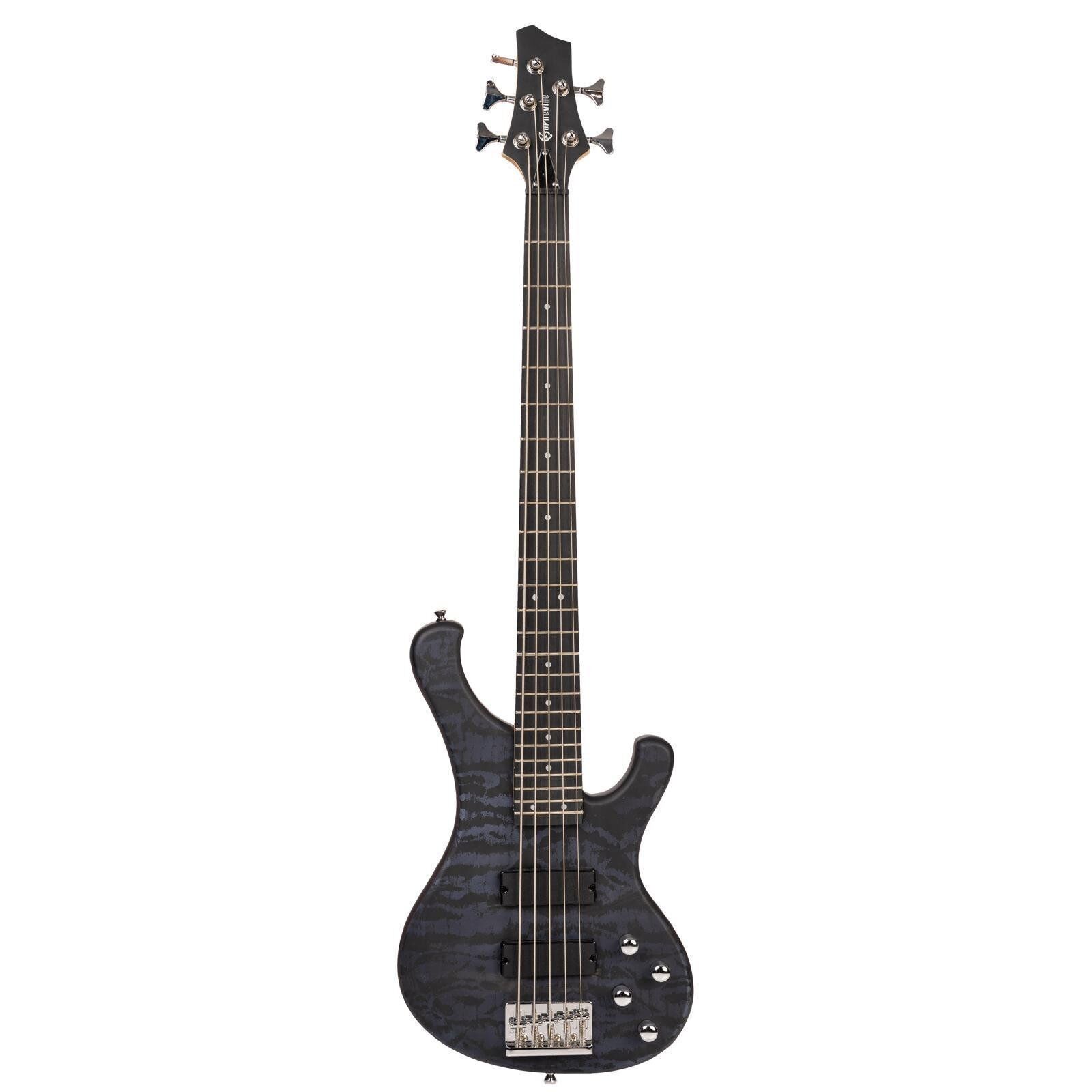 Zoppran Carneville Black Diamond Series BBD5GR Mat 5 Telli Bas Gitar