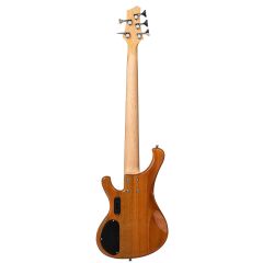 Zoppran Carneville Black Diamond Series BBD5NAT Mat 5 Telli Bas Gitar